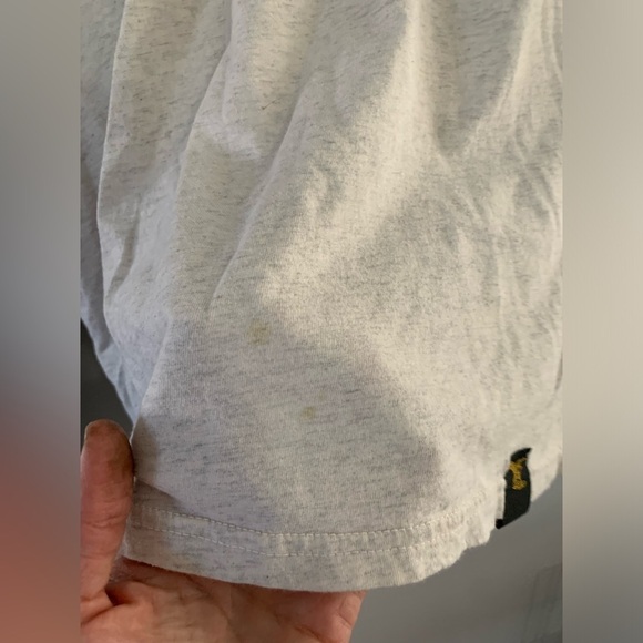 Yuengling Beer Lightweight Sweatshirt Hoodie Size L Gray Beige Cream Pullover - Picture 3 of 6